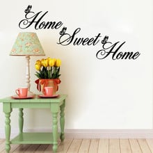 DIY English Stickers Home Sweet Decor Wall Stickers DIY Removable Art Vinyl Wall Sticker Adhesivos De Pared Decoracion De Hogar 2024 - buy cheap