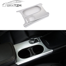 Capa porta-copos para console de automóveis, decoração em abs cromado para mercedes benz gla cla w176 a classe b 2024 - compre barato