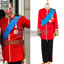 Custom Made Traje Terno Do Príncipe William Príncipe Real Traje de Halloween Traje Do Carnaval D1228 2024 - compre barato