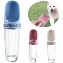 1Pc Dog Travel Water Bottle Dispenser Foldable Plastic Dog Cat Drinking Water Feeder Portable Outdoor Pet Puppy Bowl 350ml 2024 - buy cheap