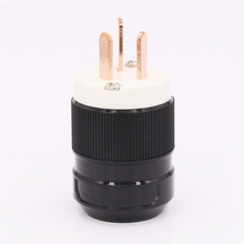 1pair HIFI audio Red copper  AU  AC Male Power Plug +IEC  Connector 17mm 2024 - buy cheap