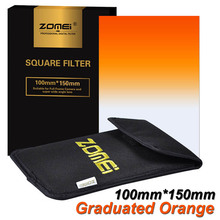 New Zomei Gradual Orange Square Filter 100*150mm 100mm*150mm Lens Filter for Cokin Z-PRO Series Lee Hitech 4X6" Holder 100x150mm 2024 - buy cheap