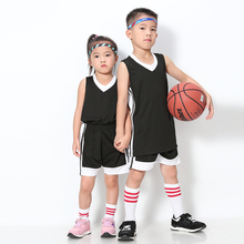 Kids Basketball T-shirts shorts sets breathable basketball training jersey suits college tracksuits Boys Girls Basketball Jersey 2024 - buy cheap