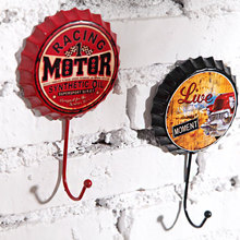 Gancho de pared Retro de Metal para decoración de cerveza, accesorio de decoración de Bar, Pub, pintura de Metal, antiguo, regalo 2024 - compra barato