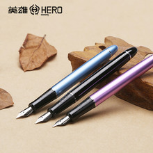 HERO Beauty three nibs 1.1mm1.5mm1.9mm written three Flower body English Tibetan Italian Gothic Ansel Fountain Pen 2024 - buy cheap