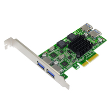 Cartão pcie usb 3.0 com componentes para computador, placa pci-e/pci express usb 3.0 + 5.25 usb 3.0 2024 - compre barato