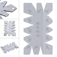 Placa de aço inoxidável do trabalho feito com ferramentas do ângulo do calibre central da linha com escala de 29 graus-90 graus para a medida industrial 2024 - compre barato