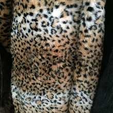Long pile leopard print fur fabric ,cushion faux fur fabric yard 150*45cm(half yard/piece 2024 - buy cheap