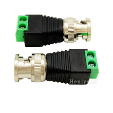 10Pcs BNC Male Connector Coax CAT5 To Camera CCTV BNC UTP Video Balun Connector Adapter BNC Plug For CCTV System Free Shipping 2024 - buy cheap