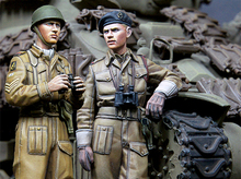 Kit de soldados en miniatura 1/35, soldados británicos sin montar, sin pintar 2024 - compra barato