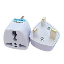 500pcs Universal UK Plug Adapter International AU US European EU To UK British Travel Adapter AC Power Charger Sockets Outlet 2024 - buy cheap