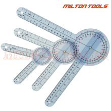 6inch + 8inch+12inch 360 Degree Spinal Goniometer plastic protractor Angle Medical Ruler Measure tape 3pcs/set 2024 - buy cheap