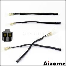 Conectores de arnés de cables para intermitentes delanteros, para Suzuki LS650P, Savage, LS650L1, VS1400, VL1500, Intruder, LC, bucear, S40, S83, C90 T 2024 - compra barato