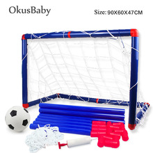 Indoor Large Size Portable Assembled Football Toy Set with Ball Baby Sports Toy Soccer Gate Outdoor Games Kids Free Pump Gift 2024 - buy cheap