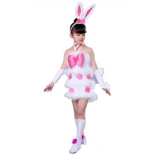 cute rabbit costume for girls halloween costumes animal cosplay kindergarten dance costume for kids animal dance 2024 - buy cheap