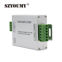 SZYOUMY LED RGBW/rgb-усилитель DC12-24 В 24а 4 канала Светодиодная лента репитер питания пульт управления Выход RGBW/RGB 2024 - купить недорого