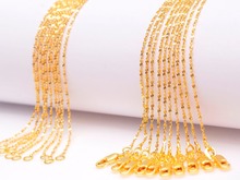 16-30inch Free 100PCS GOLD FILLED Star Necklace Chains Making Jewelry GOLD FILLED Chains With Lobster Clasps Set 2024 - buy cheap