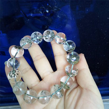 16mm Natural Sea Ocean Urchin Gem Stone Transparent Round Crystal Beads Jewelry Women Mens Stretch Bracelet Free Shipping 2024 - buy cheap