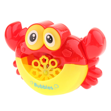 Baby Bathroom Automatic Crab Bubble Machine Blower Maker Music Bathtub Soap Toys for Children 2024 - buy cheap