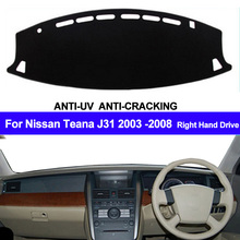 Cubierta de tablero de coche, estera de tablero para Nissan Teana J31 2003 2004 2005 2006 2007 2008 2024 - compra barato