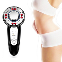 Nova casa portátil ultra-sônico rf instrumento de beleza corpo emagrecimento dispositivo cor beleza instrumento vibração massageador 2024 - compre barato