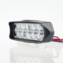 Holofote led para motocicleta, 18w/12v, 1800lm, para moto, trabalho em moto, luz auxiliar lâmpada de luz 2024 - compre barato