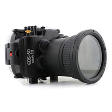 Carcasa impermeable subacuática para cámara de buceo, funda para Canon 5D Mark III, lente de 24-105mm/24-70mm mark I, cordón de bobina de liberación rápida 2024 - compra barato