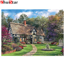 Diamond Embroidery Mosaic Landscape Cross Stitch Diamond Painting House Handwork Full Square Rhinestones Home Decoration XY1 2024 - buy cheap