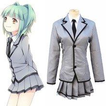 Assassinato sala de aula ansatsu kyoushitsu kaede kayano cosplay traje kataoka megu conjunto completo uniforme escolar (jaqueta + saia + gravata 2024 - compre barato