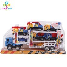1 комплект, детский трехэтажный мини-грузовик, сборная Игрушечная машина, Обучающие игрушки, рождественские подарки для детей 2024 - купить недорого
