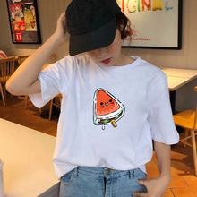 Funny Design fruit Printed T-Shirts 2019 Vogue Women's Tshirt Short Sleeve Graphic Shirt girl Shirt Southern Tops Tee Tumblr 2024 - buy cheap