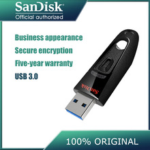 SanDisk Ultra usb flash stick usb 3.0 CZ48 usb key 16GB 32GB 64GB 128GB 256GB Pen Drive 100MB/s USB Stick U Disk pendrive for PC 2024 - buy cheap