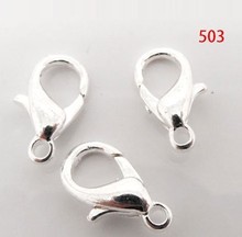 Free Shipping 500 Silver Plated Lobster Clasp14*8mm 2024 - buy cheap