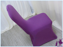 100pcs wholesale lycra ruffled wedding chair cover for wedding /hotel decoration 2024 - buy cheap