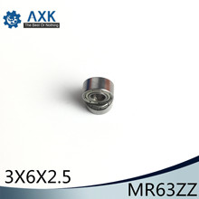 MR63ZZ миниатюрные шариковые подшипники MR63 ZZ, шариковые подшипники 3*6*2,5 мм, 10 шт. 2024 - купить недорого