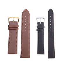 10 Colors Strap Watch Leather Watches Band 12mm 14mm 16mm 18mm 20mm 22mm 24mm For Women Men Watchbands Solid Color Watch Belts 2024 - buy cheap