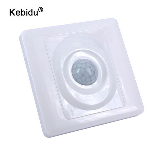 Kebidu 110 В 220 в PIR инфракрасный модуль переключателя ИК-датчик движения тела автоматическое включение и выключение света лампы умный переключатель управления задержкой света 2022 - купить недорого
