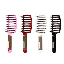 New Women Hair Scalp Massage Comb Bristle & Nylon Hairbrush Wet Curly Detangle Hair Brush for Salon Hairdressing Styling Tools 2024 - buy cheap