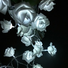 Yiyang led romântico rgb rosa flor luzes da corda garrafa de luz para a mãe senhora menina presentes festa de aniversário decoração do feriado lâmpadas 2024 - compre barato