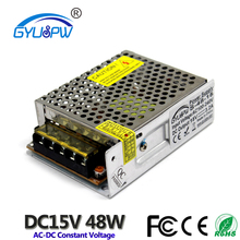 Fuente de alimentación Universal DC, transformador de controlador de 100-240V AC a DC12V DC15V DC18V DC24V DC36V DC48V SMPS, 12V 15V 18V 24V 36V 48V 48W 2024 - compra barato