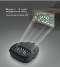 Universal carro hud display cabeça up o a1 novo alarme de alta velocidade carros aviso velocímetro digital 2 "a1 gps velocímetro 2024 - compre barato