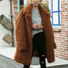 New Fluffy Long Faux Fur Coat Women Winter Thicken Warm Fur Jackets Coats Female Fashion Elegant Long Outerwear Overcoat 2024 - buy cheap