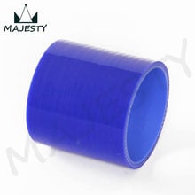 Manguera recta de silicona para carreras, tubo de radiador, Turbo, 76mm, 3 pulgadas, color azul 2024 - compra barato