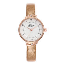 2019 женские кварцевые часы кожаное платье кварцевые модные часы, наручные часы женские подарки часы Relogio Feminino 9 цветов 2024 - купить недорого