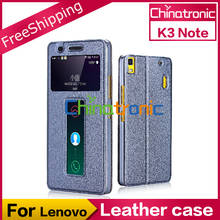 High Quality PU Plastic Leather Case Flip Protective Cover Case For Lenovo K3 Note Leather Cover 4 Color 2024 - buy cheap