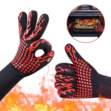 Multifunctional Heat Resistant Glove For Baking BBQ Potholders Kitchen Gloves Oven Mitts Silicone Gloves Grill Guantes Horno 35 2024 - buy cheap