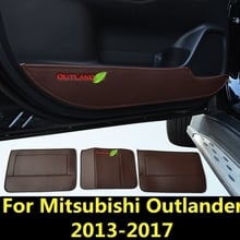 Для Mitsubishi Outlander 2013-2017 задний подлокотник коробка анти-kick pad украшение молдинг форма автомобиля украшение интерьера аксессуары 2024 - купить недорого