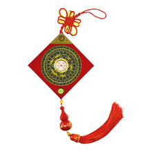 YU select Style compass hang Chinese knot gourd Feng Shui plate Town house car hang Household Small ornaments 2024 - buy cheap