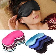 1Pc Silk Sleep Mask Natural Sleeping Eye Mask Eyeshade Cover Shade Eye Patch Women Men Soft Portable Blindfold Travel Eyepatch 2024 - buy cheap