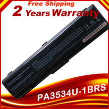 HSW laptop battery For Toshiba pa3534 PA3534U-1BAS PA3534U-1BRS battery for Toshib Satellite A300 A500 L200 L300 L500 L550 L555 2024 - buy cheap